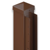 DuraPost 2.1m (7ft) Sepia Brown U Channel