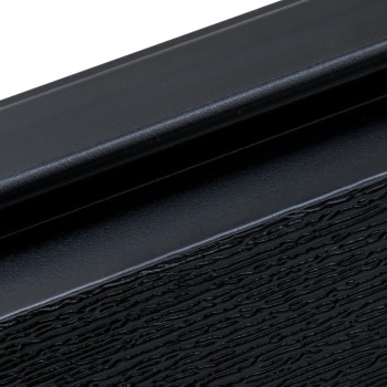 DuraPost 2.4m (8ft) PRIMA Black Composite Gravel Board