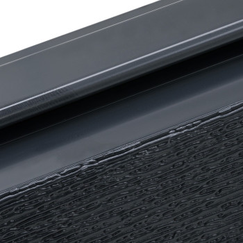 DuraPost 2.4m (8ft) PRIMA Anthracite Grey Composite Gravel Board
