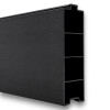 DuraPost 2.4m (8ft) PRIMA Black Composite Gravel Board