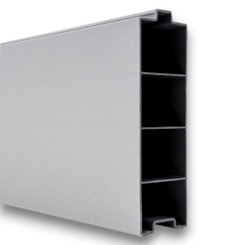 DuraPost 2.4m (8ft) PRIMA Light Grey Composite Gravel Board