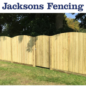 Jacksons Featherboard Convex Fence Panels