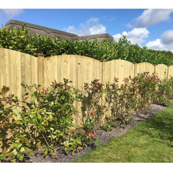 Jacksons Featherboard Convex Fence Panels