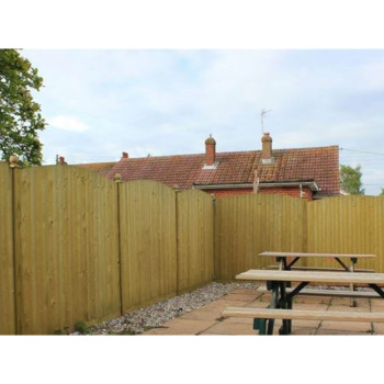 Jacksons Featherboard Convex Fence Panels