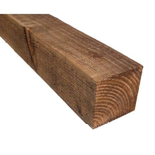 1.8m x 100mm x 100mm Wooden Fence Post – Pressure Treated Brown