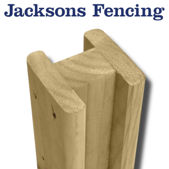 2.4m x 100mm x 100mm Slotted Post Jakcured