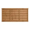 6ft x 3ft Waney Lap Fence Panel - Pressure Treated Brown 6ft x 3ft Waney Lap Fence Panel - Pressure Treated Brown