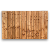 6ft x 4ft Premium Heavy Duty Closeboard Fence Panel – Pressure Treated Brown