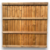 6ft x 6ft Premium Heavy Duty Closeboard Fence Panel – Pressure Treated Brown
