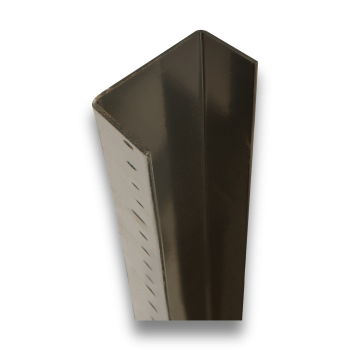DuraPost 2.1m (7ft) Sepia Brown U Channel