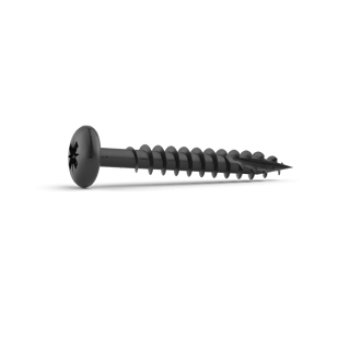 DuraPost Anthracite Grey Pan Head Timber Screw (Bag of 10)