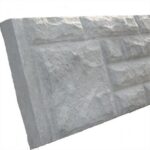 6ft x 6″ Concrete Rock Face Gravel Board