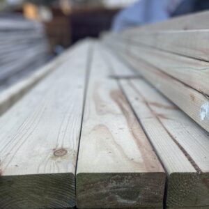 4.8m x 95x50mm Green Smooth C24
