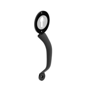 Pull Handle For Euro Profile Long Throw Lock | 8″ 200MM EPOXY BLACK