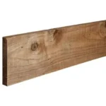1.83m (6ft) x 150mm x 25mm Wooden Gravel Board