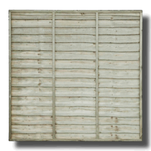 6ft x 6ft Waney Lap Panels