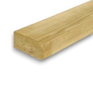 3.6m x 100mm x 47mm (4”x 2”) C24 Carcassing Timber - Pressure Treated Green